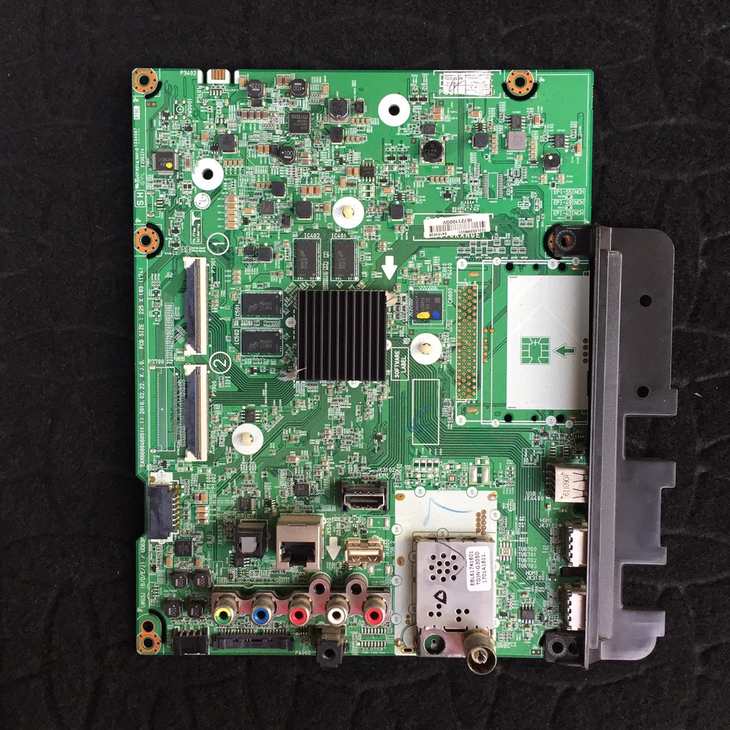 MB - MAINBOARD - MESIN TV LG 43UH650T - 43 UH 650 - 43 UH - 43UH - 43 - T / EAX66804605