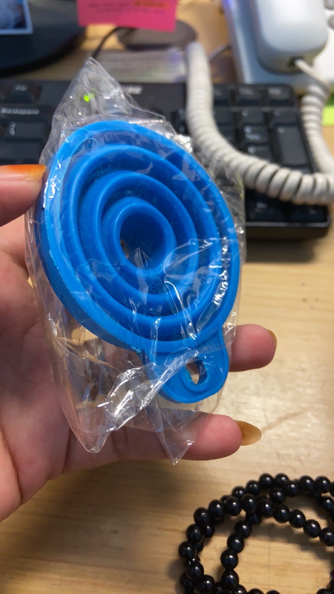 Corong Minyak Silikon Praktis Corong Minyak Goreng Ringan Dan Tebal