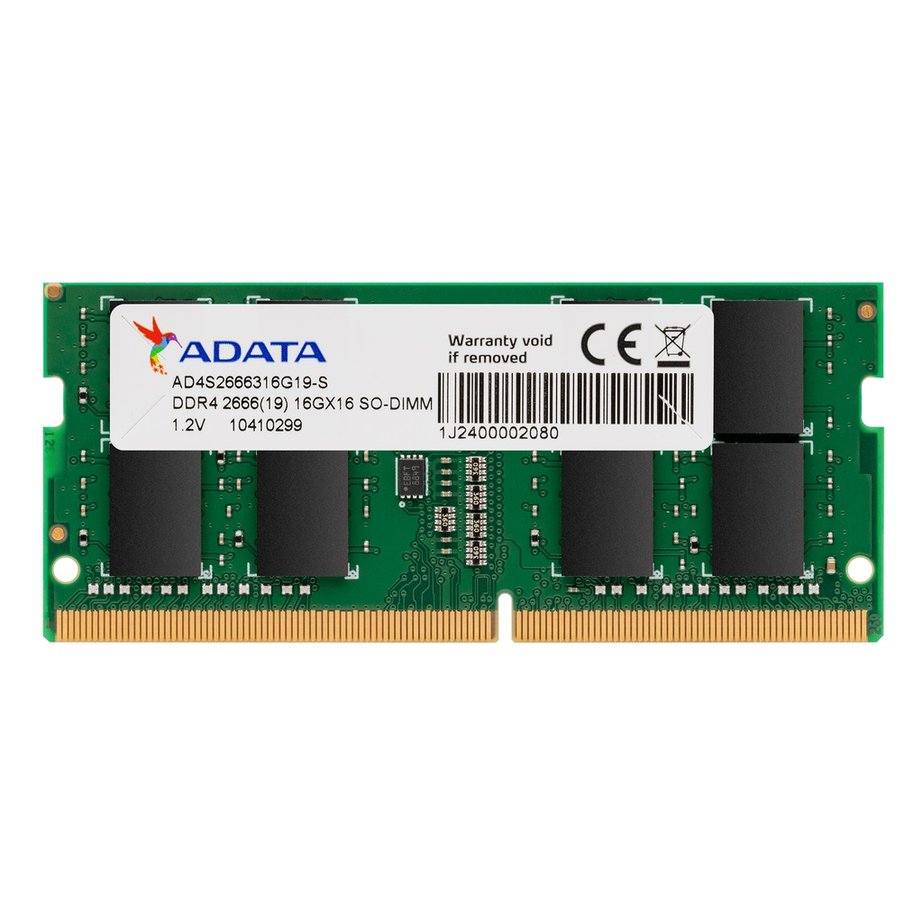 ADATA SODIMM DDR4 Value Series PC21330 Single Channel 4GB, 8GB, 16GB PC21300