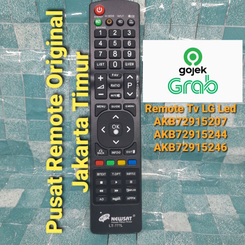 REMOTE REMOT TV LG LED LCD AKB72915207 AKB72915244 AKB72915246