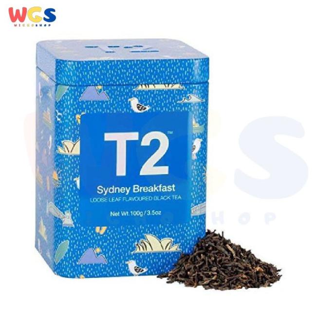 

[[BISA COD]] T2 Tea Sydney Breakfast Loose Leaf Black Tea Limited Edition 100g HEMAT Kode 948