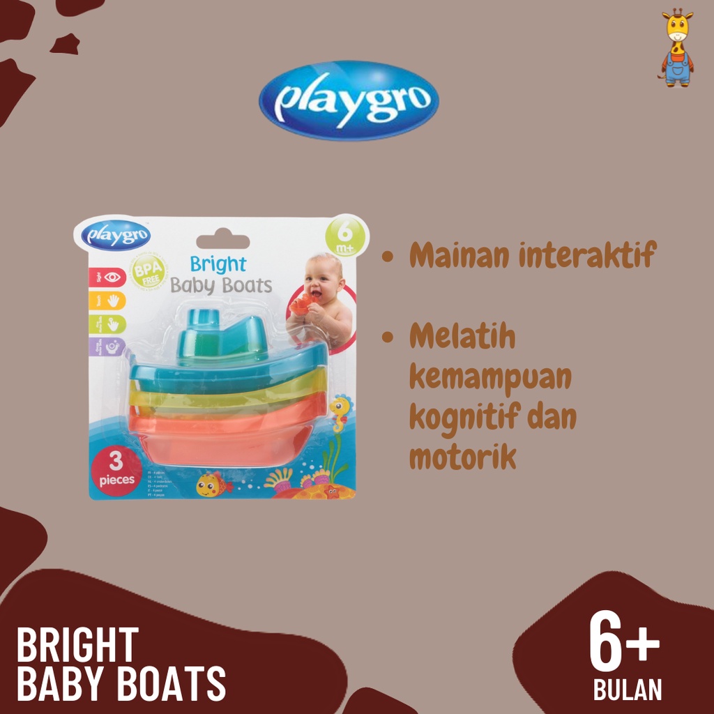 Playgro Bright Baby Boats