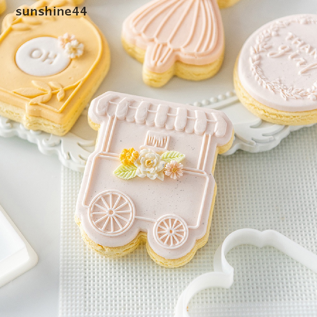 Sunshine Cetakan Emboss Fondant Kue Bentuk Bayi Bahan Akrilik