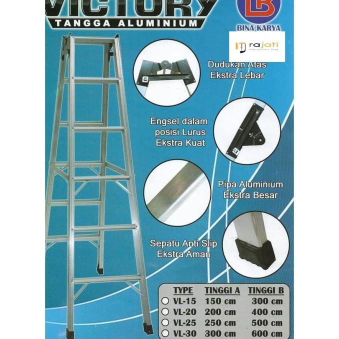 *#*#*#*#] TANGGA/ TANGGA LIPAT ALUMINIUM VICTORY 2M