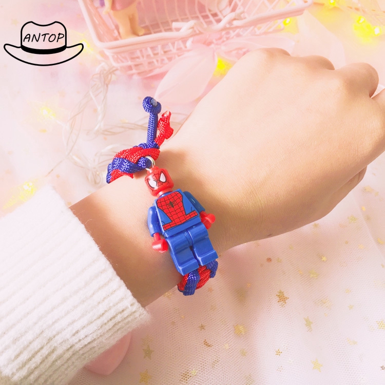 Antop！Gelang Anyaman Pria Dan Wanita Lego Gelang Pasangan Mahasiswa Gelang Anak Hadiah Ulang Tahun