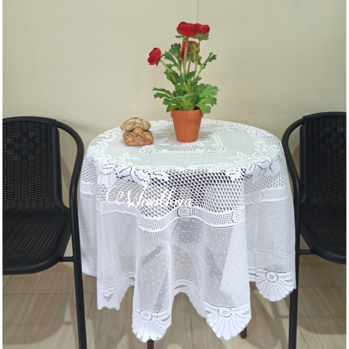 Taplak Meja Makan - Taplak Meja Makan Bulat/ Taplak Meja Makan Bulat Jadul / Sz180