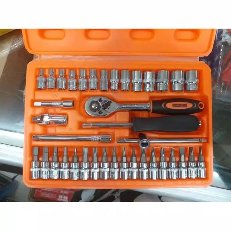 KUNCI  , 38 PCS  , Kunci Set  ,  SHOCK  ,  ALAT KUNCI SHOCK / KUNCI SHOCK