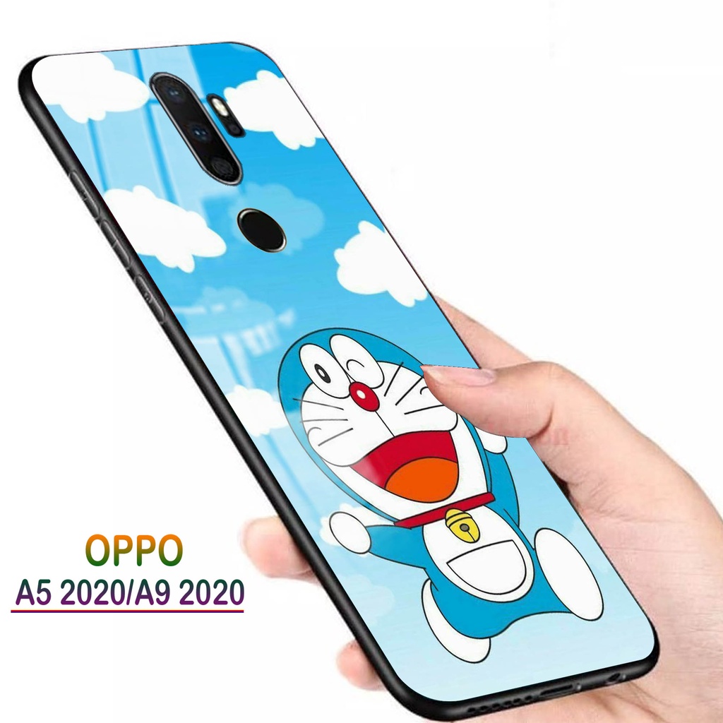 Softcase Glass Kaca OPPO A5 2020, A9 2020 - Casing HP OPPO A5 2020, A9 2020 [ S39 ].
