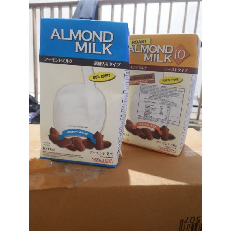 SHOEI TSUKUBA ALMOND MILK JAPAN ORIGINAL/BROWN SUGAR/ ROASTED/susu Almond