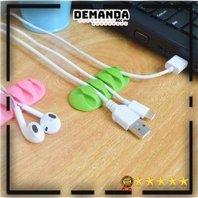 Cable Organizer Klip Kabel Gadget Smarpthone PC Laptop Table Office