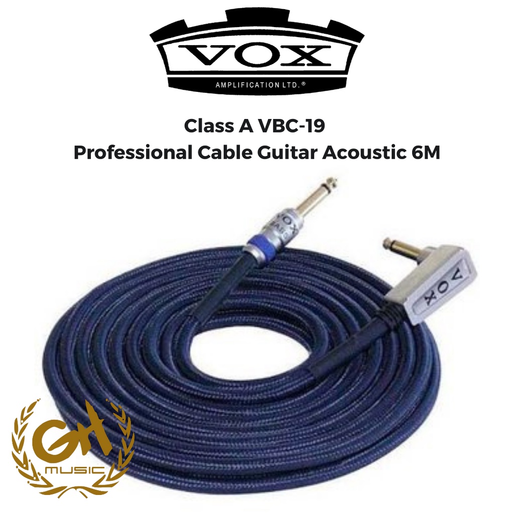 Jual VOX CLASS A VBC-19 PROFESSIONAL BASS GUITAR CABLE 6M Indonesia|Shopee  Indonesia