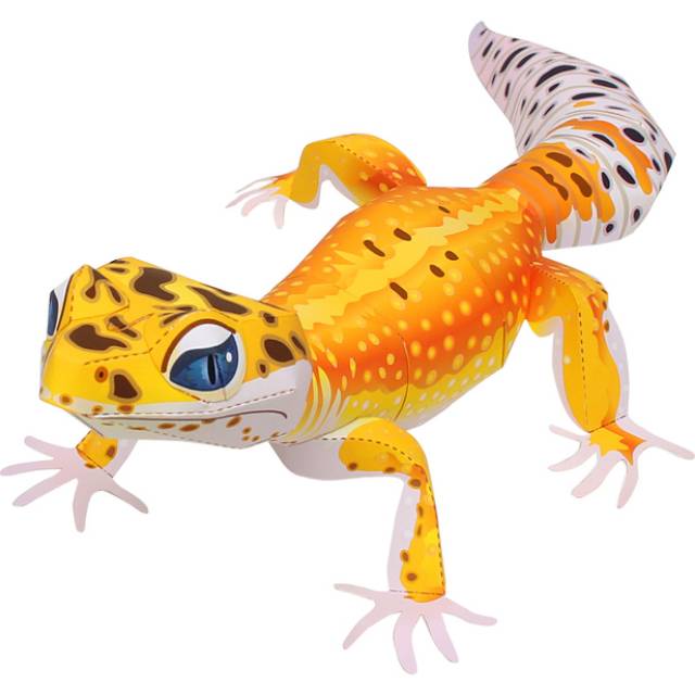 Leopard Gecko papercraft