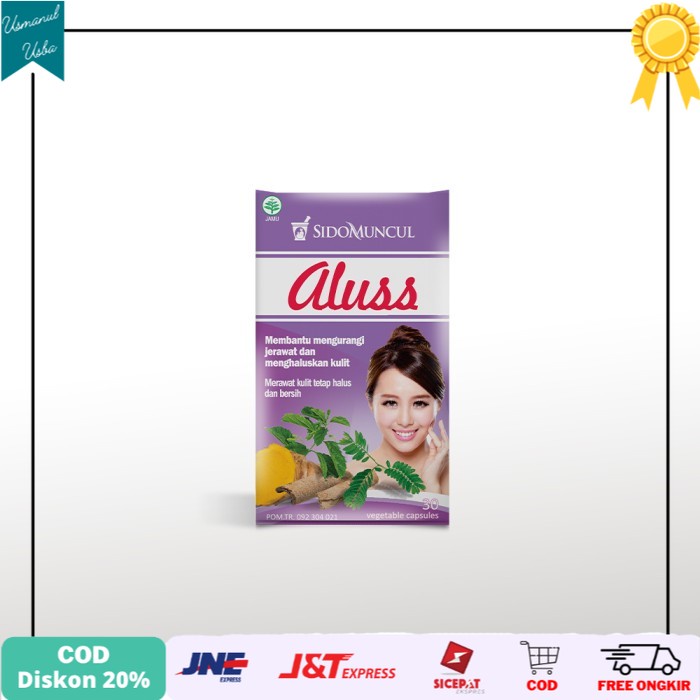 

❤COD❤ Twin Pack Sido Muncul Herbal Aluss 30'k- Kulit Halus Bersih No Jerawat