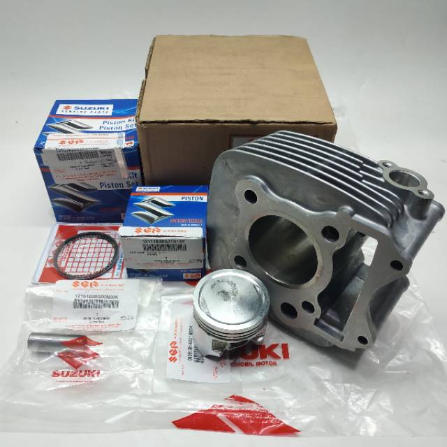 Blok Seher Paket Piston Kit Shogun 125 Original SGP 11210-20G00-000 - 12100-20G30-0F0