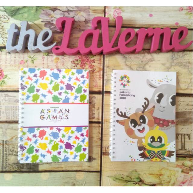 

Merchandise Resmi Asian Games 2018 notes notebook buku agenda harian boneka official souvenir