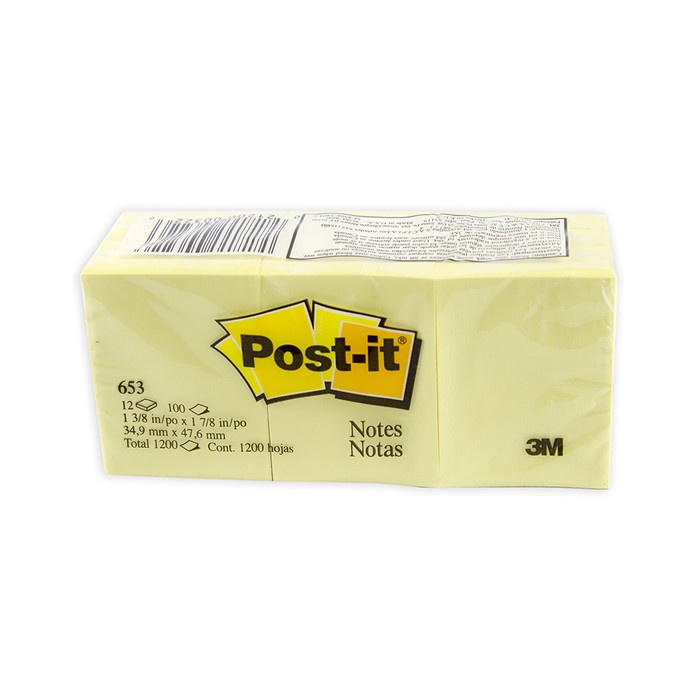 

Post It 3M 653 / Memo Stick 3M 653 Kuning / Pack