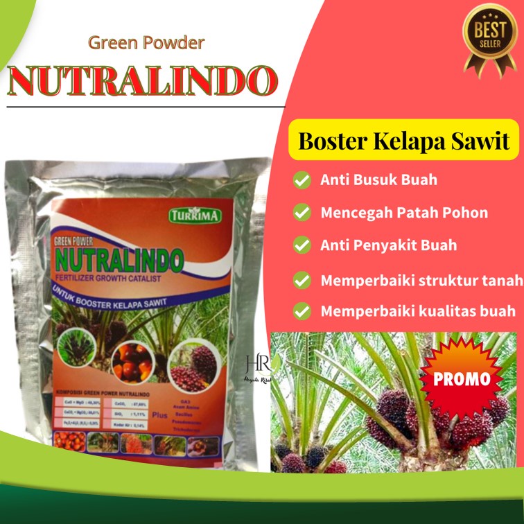 Pupuk Pembesar Buah Kelapa Sawit, Pupuk Kelapa Sawit Yang Bagus Booster Nutralindo Kemasan 250gr Ceg