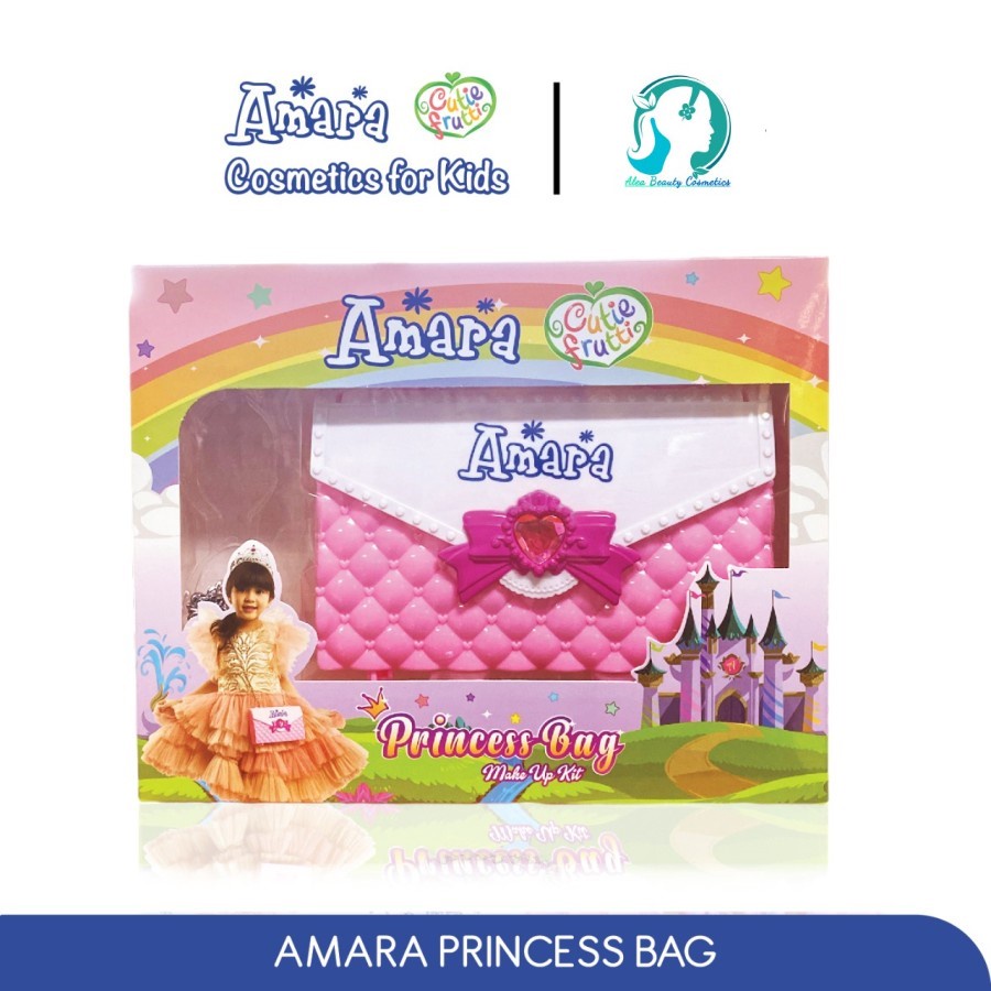 AMARA PRINCESS BAG MAKE UP KIT AMAN DAN LENGKAP UNTUK ANAK