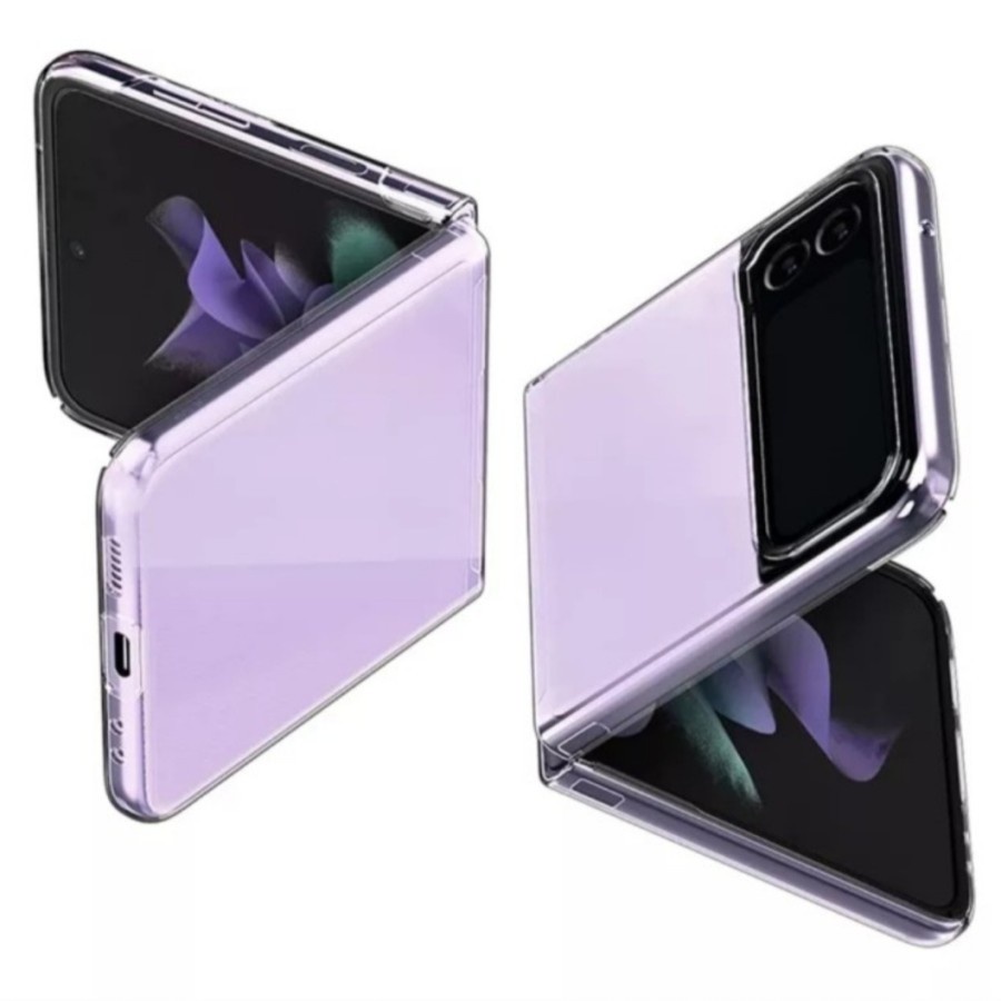 SAMSUNG Z FLIP 4 Z FLIP 5 CLEAR CASE TRANSPARAN / HARDCASE BENING SLIM Z FLIP 4 TERBARU