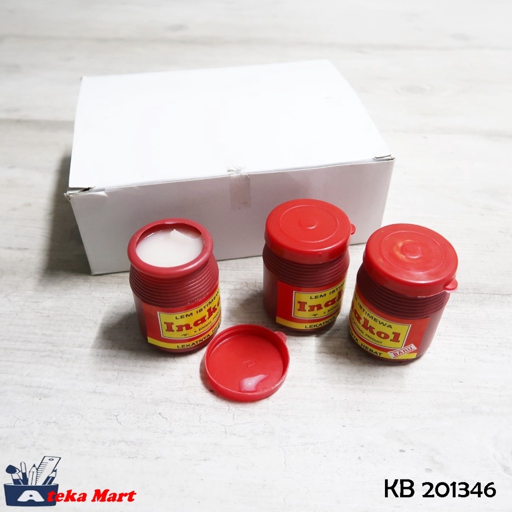 

[BOX/12PCS] INAKOL LEM TANGGUNG LEM COLEK PASTA