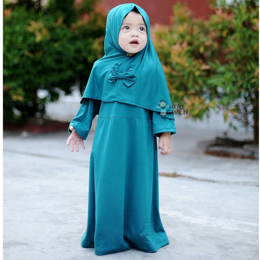 Gamis Anak Little Gwen  / Gamis Anak Perempuan Falisha / Gamis Bayi 0-3 Tahun / Gamis Bayi Perempuan