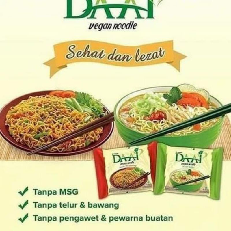 DAAI Mie Instant Noodle / Mie Instant Vegan