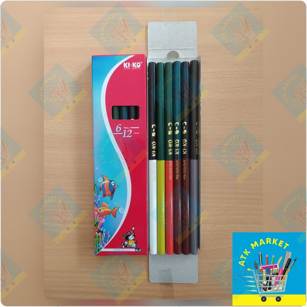 

Pensil Warna / Mewarnai KIKO 6 Pc 12 Warna terbaru