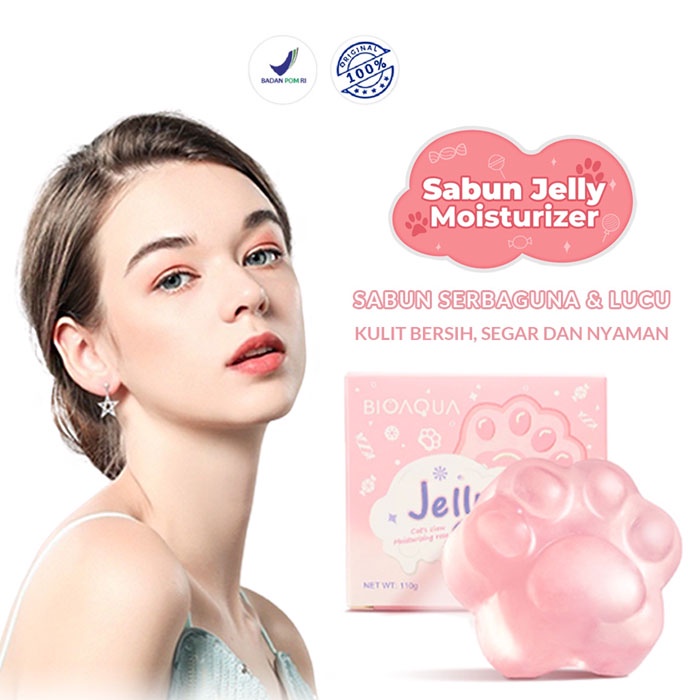 Hope Store - BIOAQUA Cat's Claw Moisturizing Rose Jelly Soap 110G