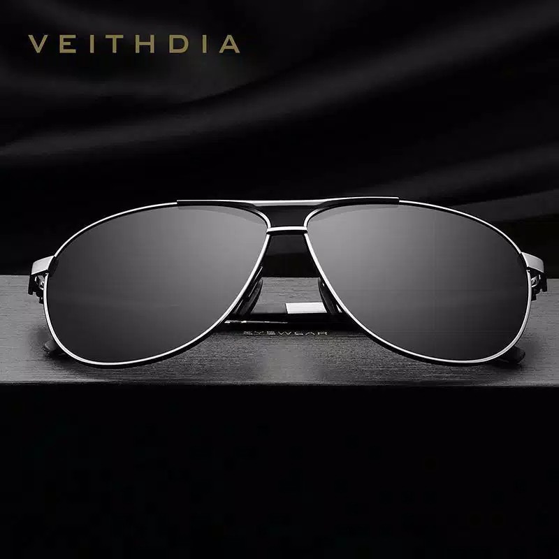 COD VEITHDIA Kacamata Pria Polarized Anti UV400 Elegan