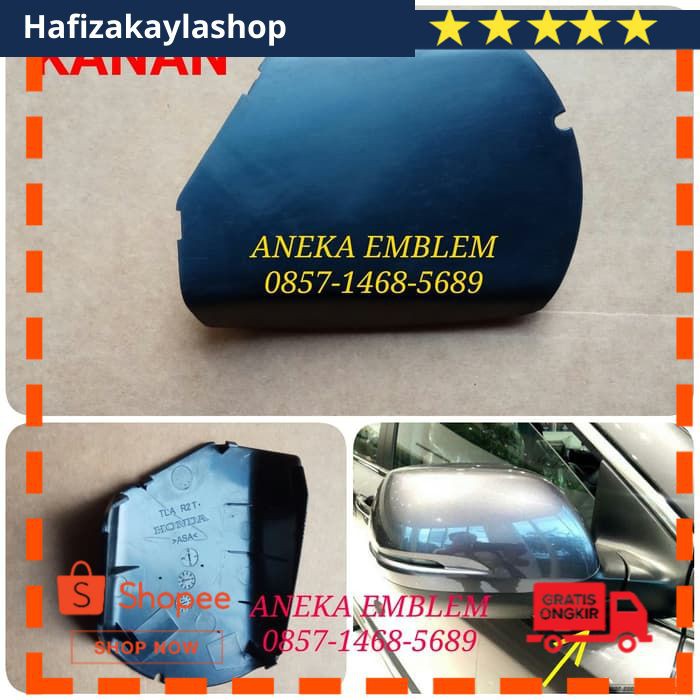 Part mobil tutup kaki spion allnew crv - tutup tiang spion crv - kanan zn 14