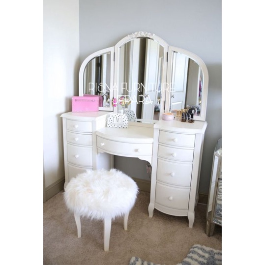 MEJA RIAS DUCO PUTIH GLOSY