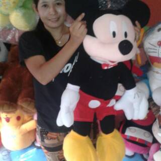 BONEKA MICKEY MOUSE/MINNIE MOUSE JUMBO TERLARIS(T85cm