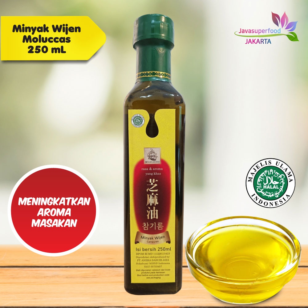 MINYAK WIJEN MOLUCCAS / SESAME OIL KOREA 250ml