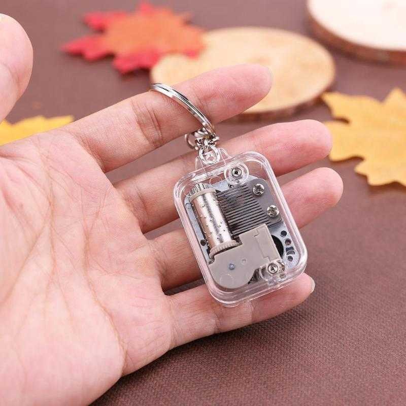 Bayar Ditempat VKTECH Kotak Musik DIY 18 Tones Music Box Keychain - MBB18