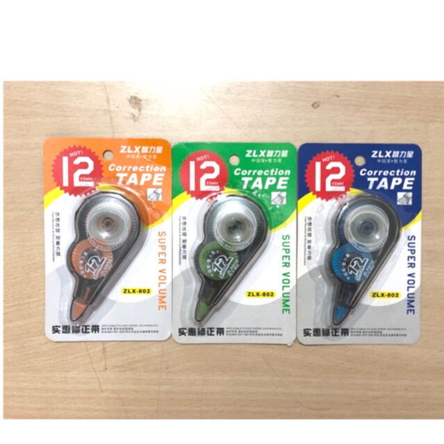 

TIP EX DORONG MURAH SUPER VOLUME 12M x 5MM