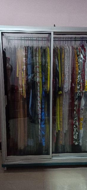 Cover Gaun Dress Gamis Isi 25 Pcs Uk.60x185- Plastik Gantung Display Laundry / Londry Gantungan Baju
