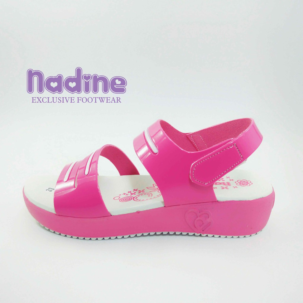 Nadine Sandal Let Anak Wedges 31 - 35 Hak 3 Cm Tali Perempuan Casual Fashion Cewek Slop N05