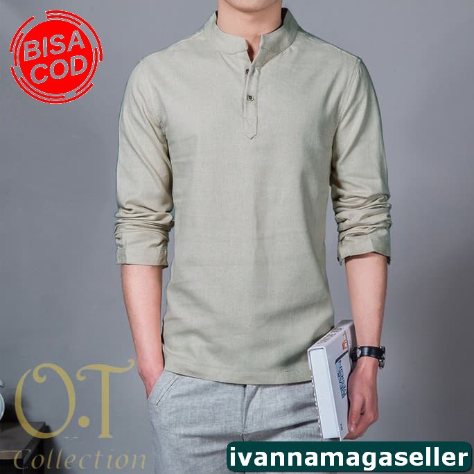 Baju Koko Kemko Amran Pdk Rabbani Original Terbaru Al Kautsar Baj GF156 [Koko Hamish1 Grey Ot] Baj