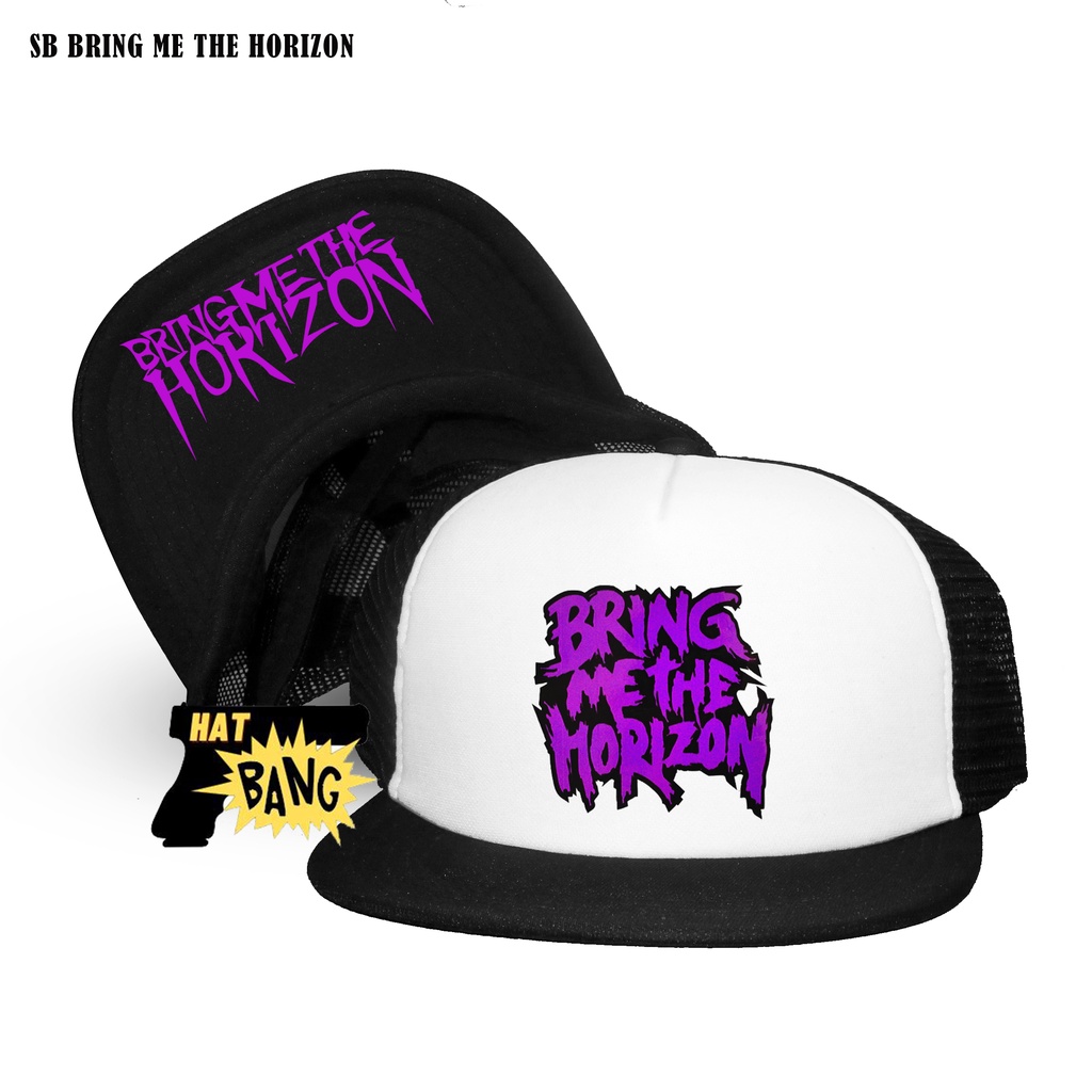 Topi Snapback Bring Me To Horizon / Topi BMTH / Snapback BMTH / Topi Jaring / Topi Band / Topi Band / Snapback Band / Snapback / Topi / Topi Pria / Topi Keren / Snapback keren