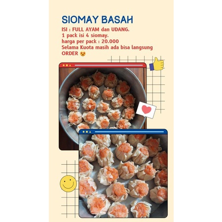 

Siomay Basah (4 pc)