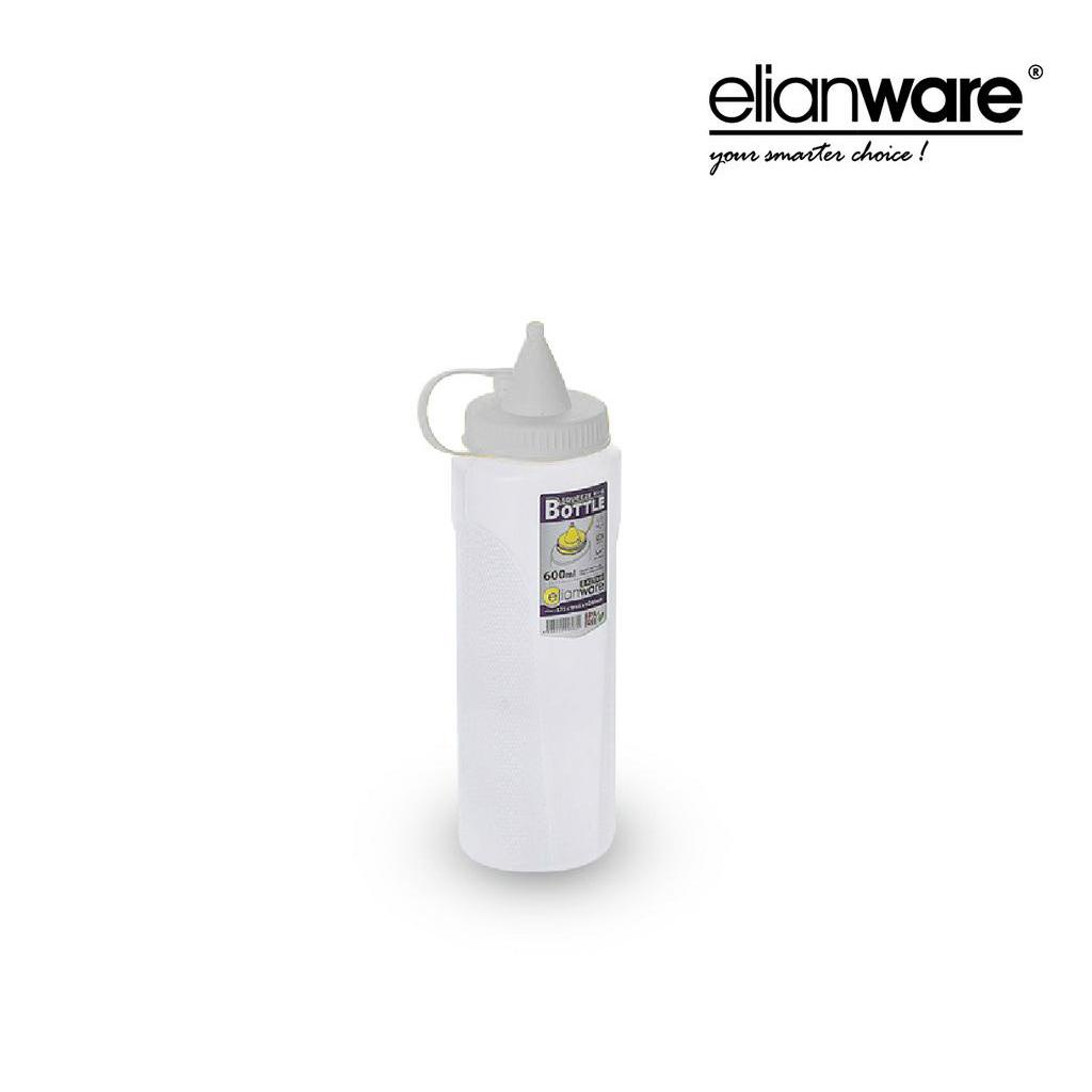 Botol Saus Estetik ELIANWARE  Original Food Grade  (600ML), Single Hole / Satu Lubang E-927/1H