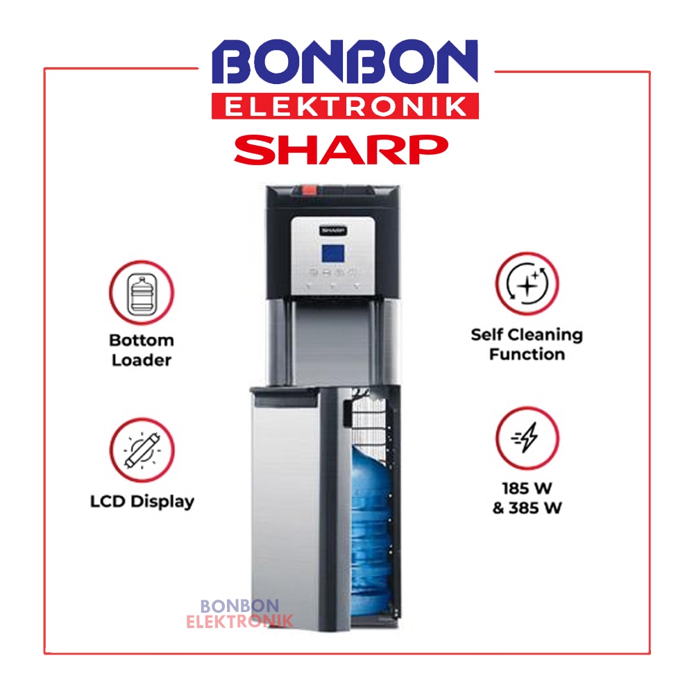 Sharp Dispenser Galon Bawah SWD-78EHL-SL / SWD78EHLSL / SWD78EHL