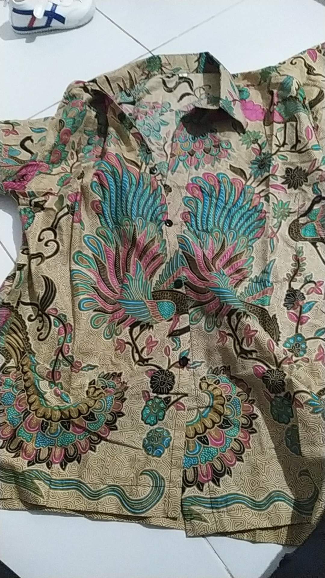 Maura Couple - Sania Ruffle Batik Couple Ori Ndoro Jowi Garansi Termurah Shopee - Batik Modern Solo