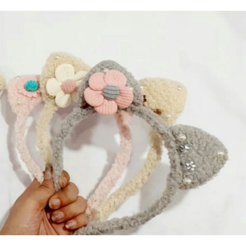 Bando Kucing|Bandu Beludru|Bando PomPom