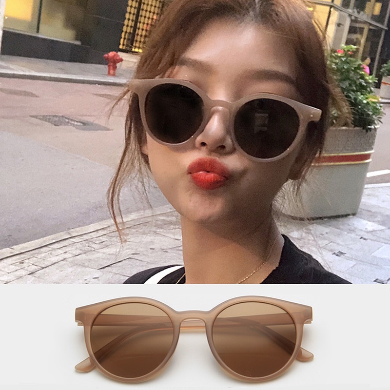 (YUZHU) Bayar di Tempat Korean Trendy Candy Color Mata Kucing Kacamata Hitam Wanita Sunglasses Women