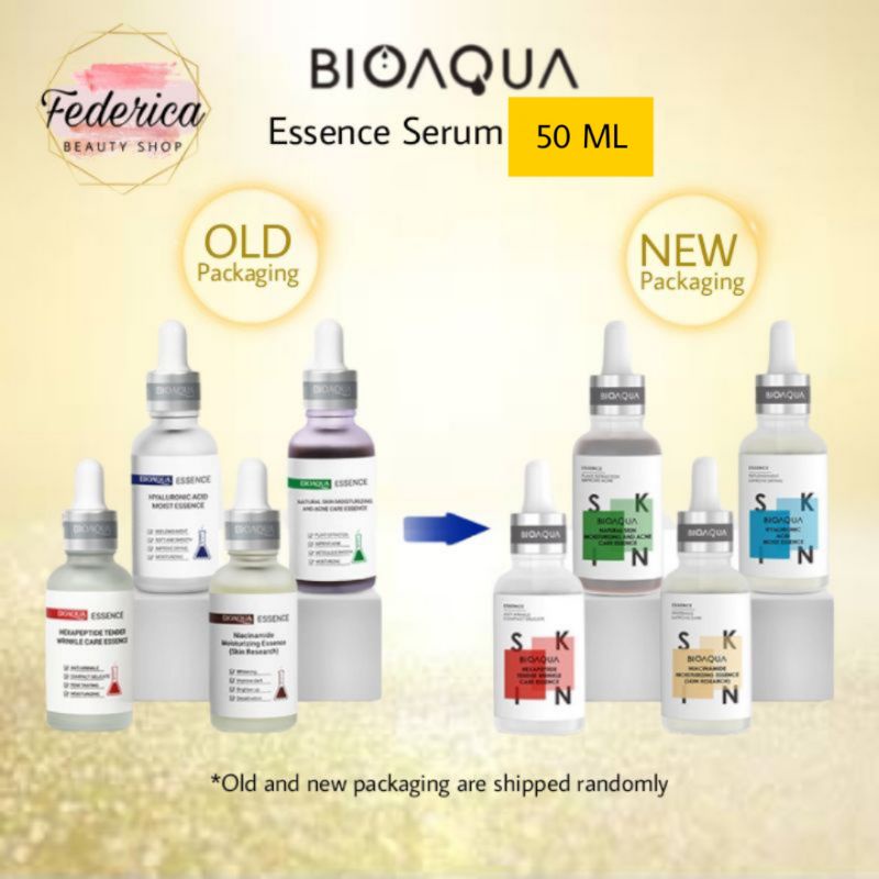 BIOAQUA 50 ML Essence Serum Hexapeptide / Niacinamide / Acne / Hyaluronic