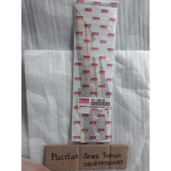 striping sayap dalam kiri f1zr fizr biru 2003 original