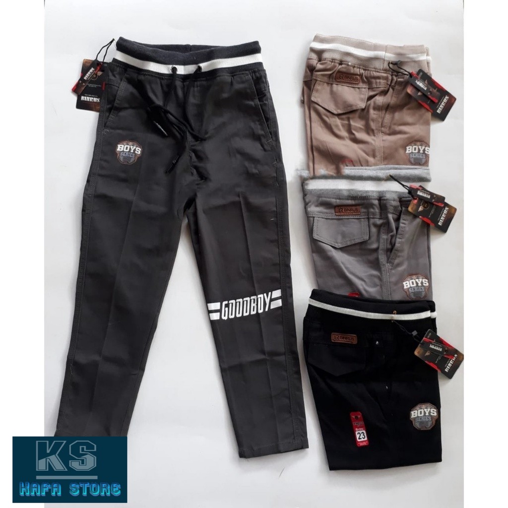 CELANA CHINO PRIA | CELANA CHINOS ANAK PANJANG | PINGGANG KOLOR RIP size 21-23