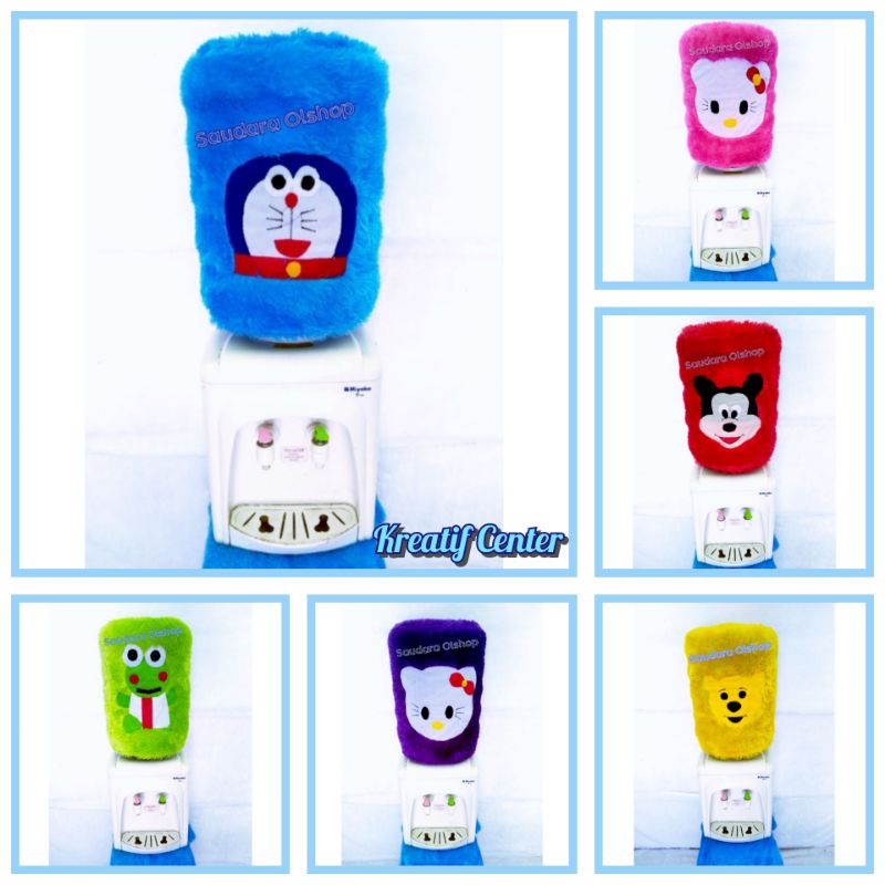 PROMO Sarung Galon Karakter Animasi Bahan Bulu Rasfur/Sarung Galon Karakter Bulu/Sarung Galon Murah 