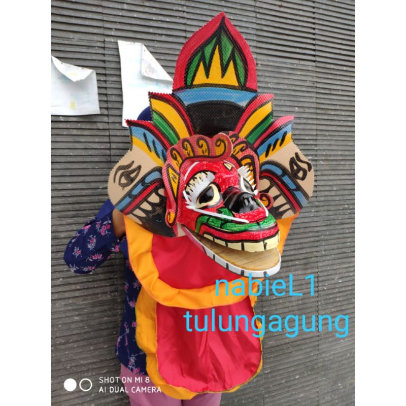 barongan spon anak paud tk